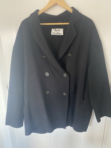 Acne studios black wool - black,