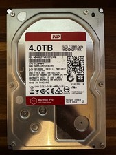 Western Digital WD Red Pro (WD4002FFWX) 4TB 3.5" SATA NAS Hard Drive TESTED