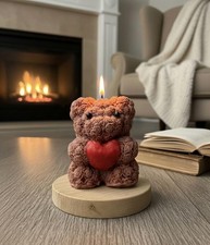 Teddy Bear Beautiful Candle