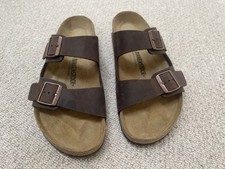 Birkenstock Unisex Arizona Mules Oiled Soft Leather Habana EU45 UK10.5 #0052531