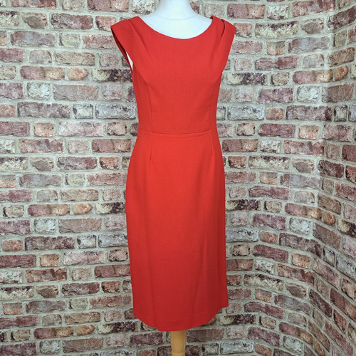 Goat dress red - goat, fitted