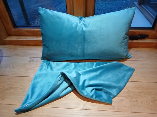 Velvet cotton cushion - velvet,