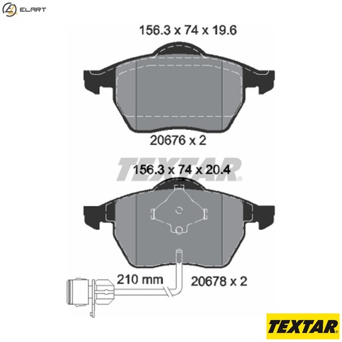 Brake pad set disc - brake,