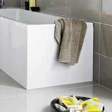 L Shaped Shower Bath End Panel