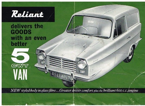 Reliant regal cwt - regal, 5-cwt