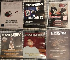 EMINEM magazine advert / small poster LIKE TOY SOLDIERS just lose it LIVE + more