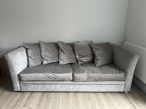 Grey large seater sofa - grey,