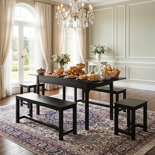 Dining table bench - dining,