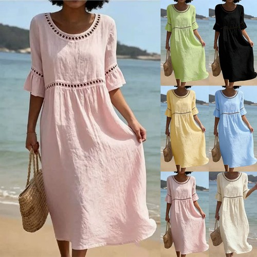 Ladies holiday linen cotton - holiday,