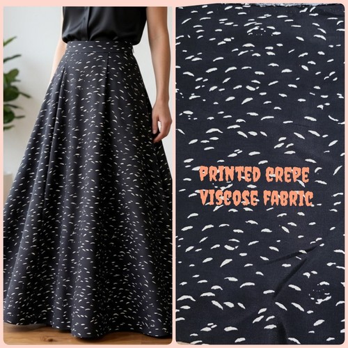 Dressmaking crepe viscose - crepe,