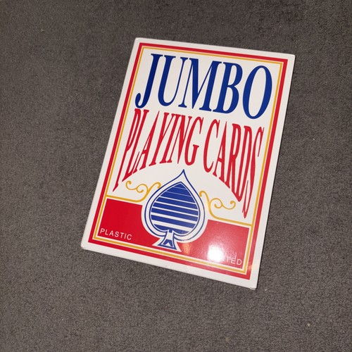 Jumbo playing cards oversized - jumbo,