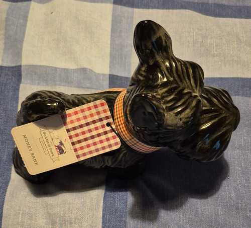 Black scottish terrier dog - scottish,