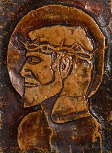Copper sheet antique icon - , bass