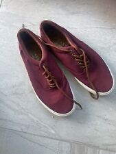matalan easy Mens Shoes size 9 brown Burgundy trainers lace up