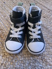 Kids dark green Leather