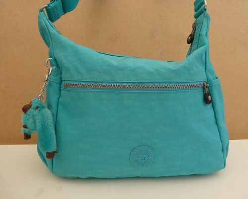 Beautiful aqua blue kipling - aqua,