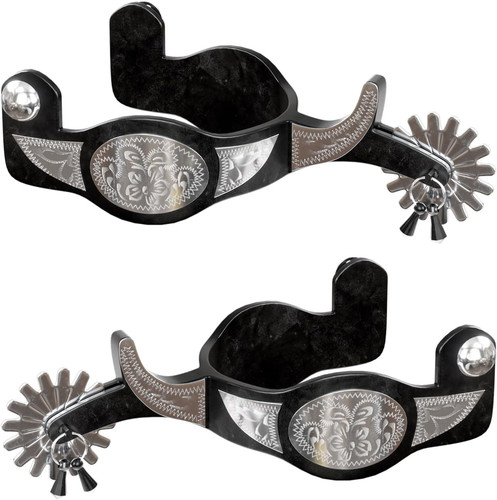 Western cowboy spurs pair - cowboy,