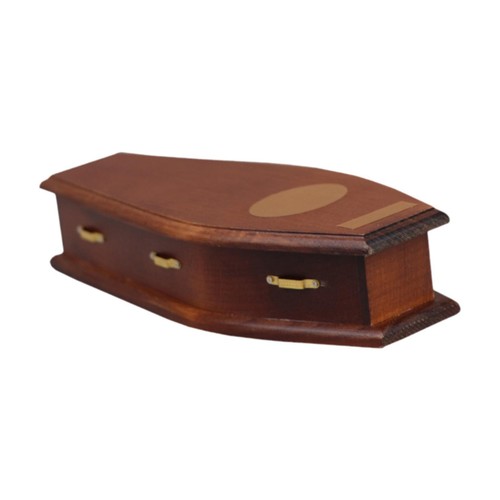 Dollhouse miniature casket - miniature,