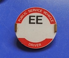 PSV BUS DRIVER BADGE - PCV