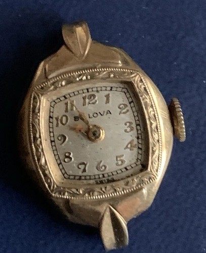Vintage 1940 bulova art - vintage, deco