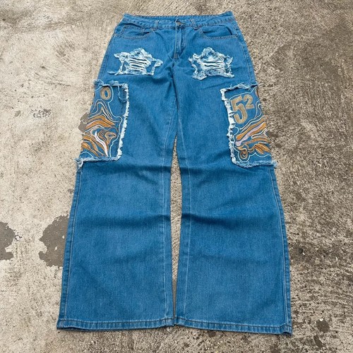 Y2k wide leg jeans w30 - y2k,