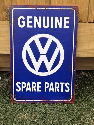 Parts service steel sign - vw,