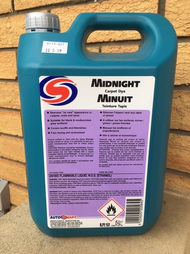Autosmart midnight carpet dye - midnight,