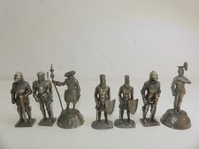 (Ref288BT) 7 Pewter Military Figures Soldiers Yeomen