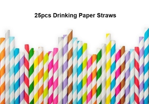 25x retro paper drinking - retro,