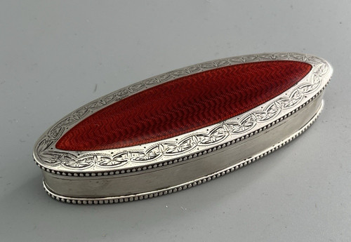 Edwardian silver enamelled - silver, &