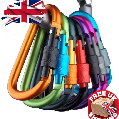 4pcs screw gate carabiner - gate,