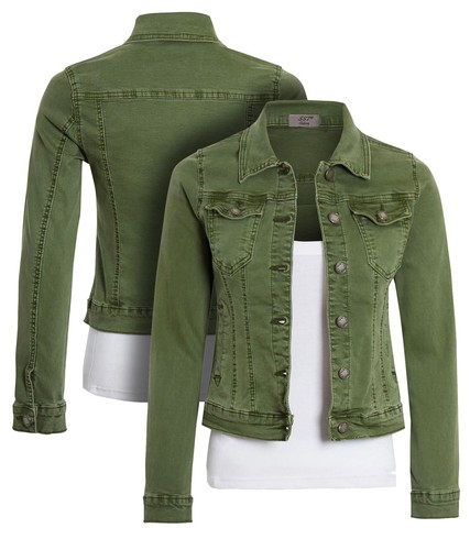 Womens fitted denim - womens, jacket