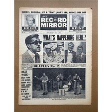 BEATLES RECORD MIRROR MAGAZINE