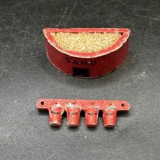 SAND BOX & FIRE BUCKETS  1930's Vintage Railway 00 Guage Railway Modelling