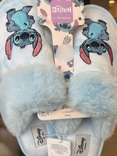 Disney Stitch Cosy Slippers Girls Sizes 13-5