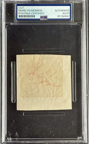 Marilyn monroe vintage signed - monroe,