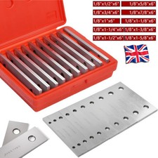 10 PAIR PARALLEL SET STEEL MATCHED PAIRS 1/8" THICK 6" LONG VICES MILLING