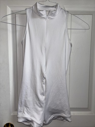 Natalie white front zip open - white,