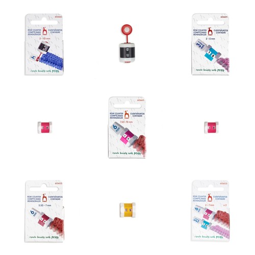 Pony row counters - row, needle