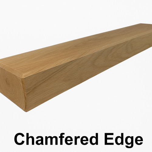 Solid oak fireplace mantel - fireplace,