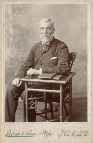 1899 cabinet card named - 1899, man
