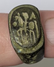 Ancient roman bronze - , ring