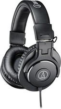 Audio-Technica ATH-M30X Professional Wired Monitor Headphones Black Brand New