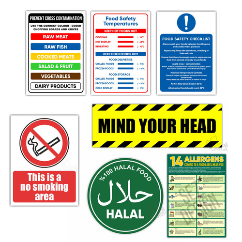 Restaurant signs food hygiene - signs,