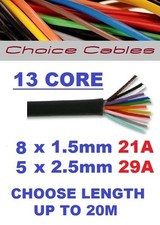 13 CORE CARAVAN CABLE, 12V/24V
