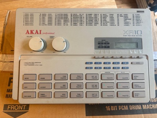Akai xr10 drum - machine, one