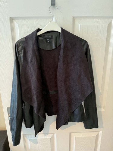 New look black faux leather - new,