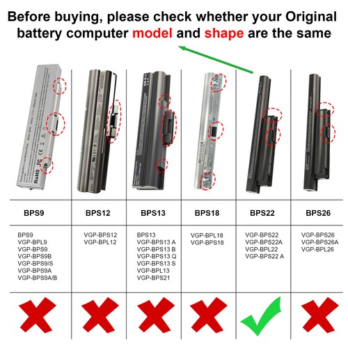 Vgp bps22a battery for sony - battery,