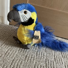 ZSL Blue and Gold Macaw Parrot Plush Toy
