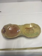 Beswick Butter Jam Dish Bull Design Vintage 